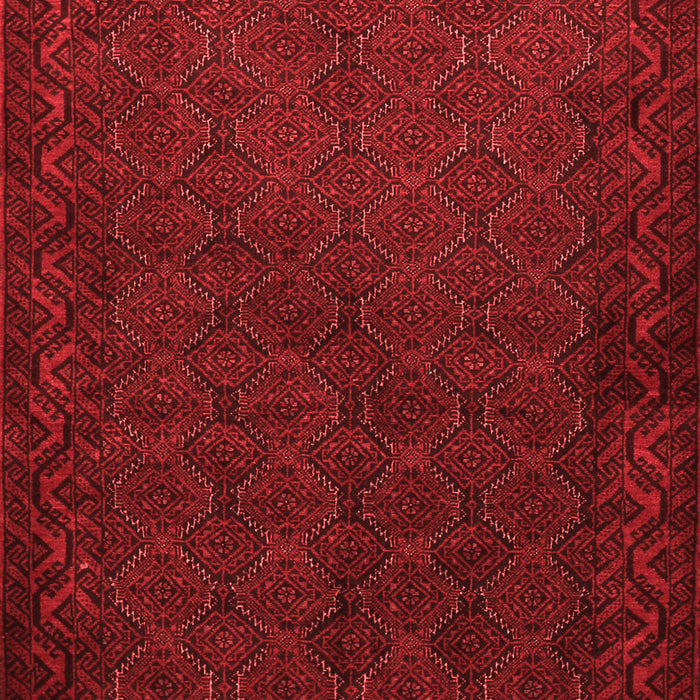 Machine Washable Persian Red Traditional Rug, wshtr1813red