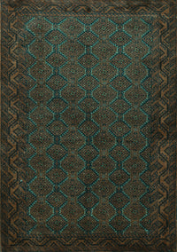 Persian Turquoise Traditional Rug, tr1813turq
