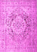 Medallion Pink Traditional Rug, tr1814pnk