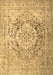 Medallion Brown Traditional Rug, tr1814brn