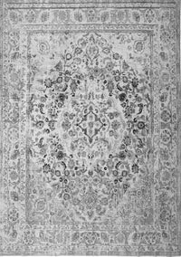 Medallion Gray Traditional Rug, tr1814gry