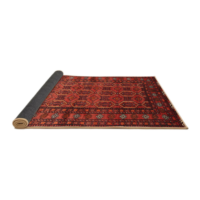 Sideview of Traditional Red Persian Rug, tr1815
