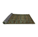Sideview of Persian Turquoise Traditional Rug, tr1815turq