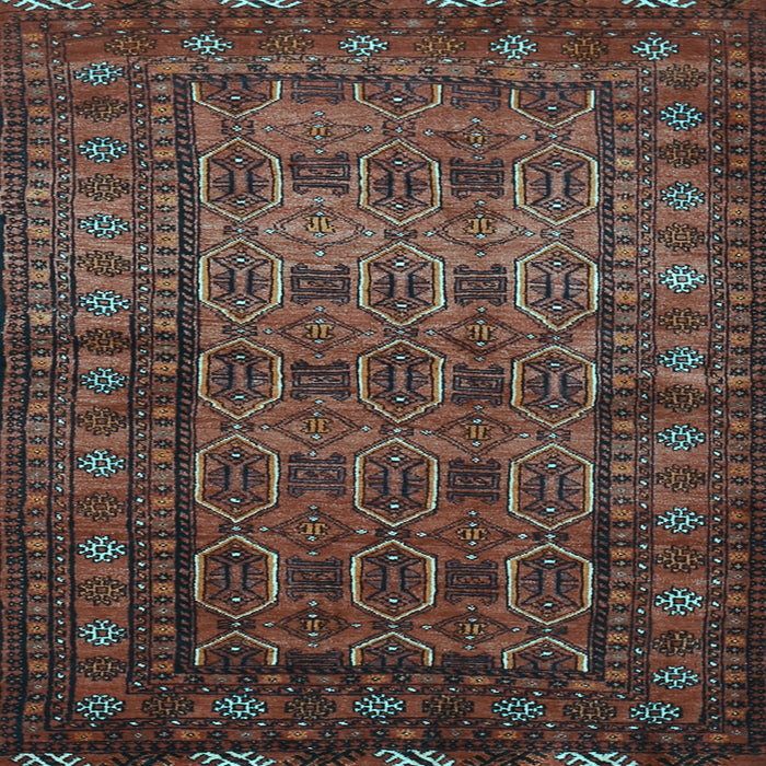 Square Persian Light Blue Traditional Rug, tr1815lblu