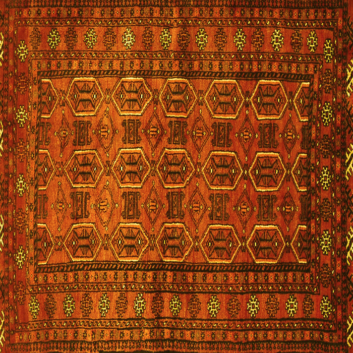 Square Machine Washable Persian Yellow Traditional Rug, wshtr1815yw