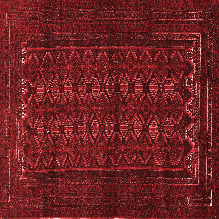 Machine Washable Persian Red Traditional Rug, wshtr1816red