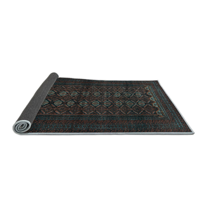 Sideview of Persian Light Blue Traditional Rug, tr1816lblu