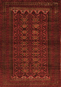 Persian Orange Traditional Rug, tr1816org