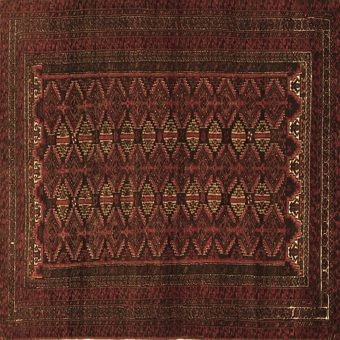 Square Machine Washable Persian Brown Traditional Rug, wshtr1816brn