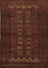 Machine Washable Persian Brown Traditional Rug, wshtr1816brn