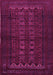 Machine Washable Persian Pink Traditional Rug, wshtr1816pnk