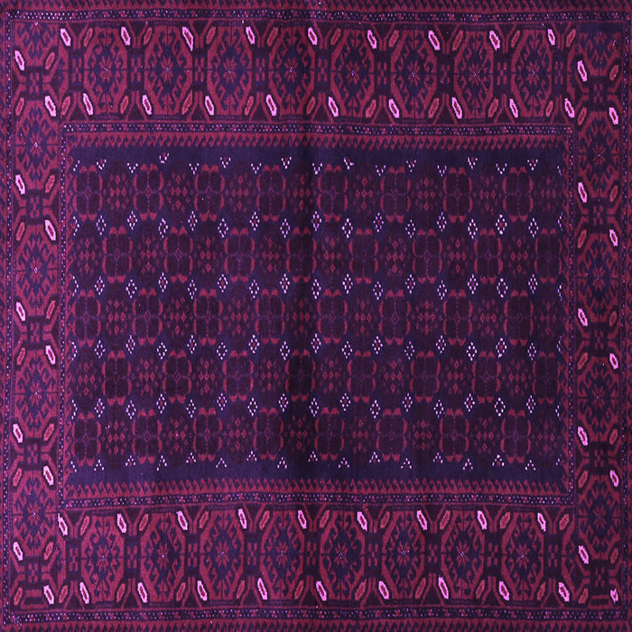 Square Persian Purple Traditional Rug, tr1817pur