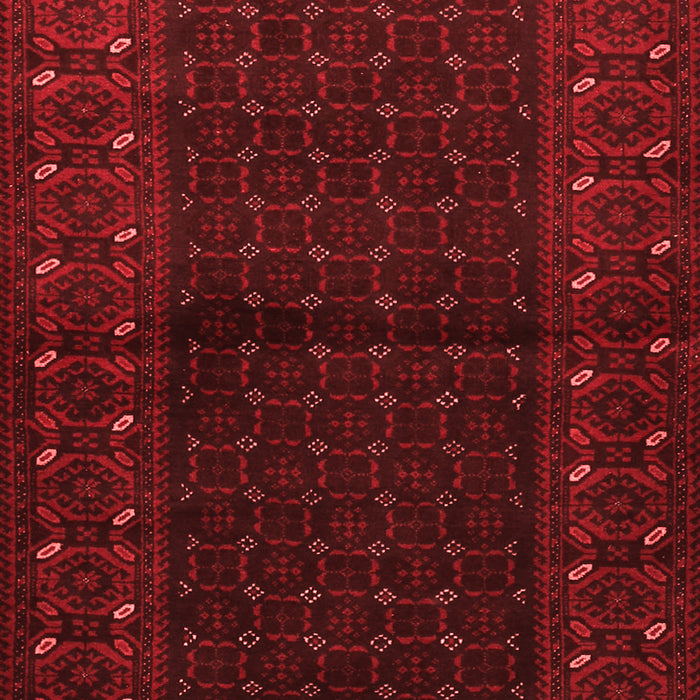 Machine Washable Persian Red Traditional Rug, wshtr1817red