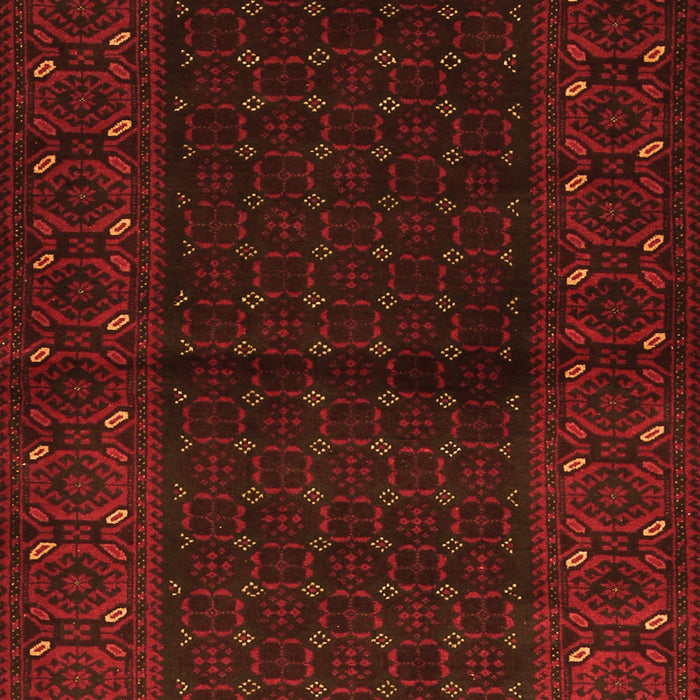 Serging Thickness of Machine Washable Persian Orange Traditional Area Rugs, wshtr1817org