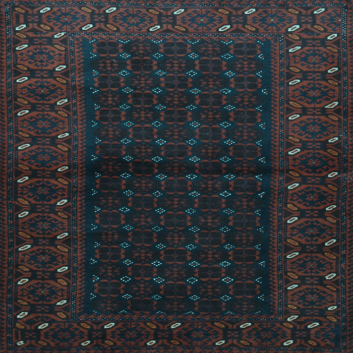 Square Machine Washable Persian Light Blue Traditional Rug, wshtr1817lblu