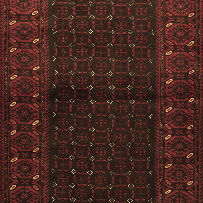 Machine Washable Persian Brown Traditional Rug, wshtr1817brn