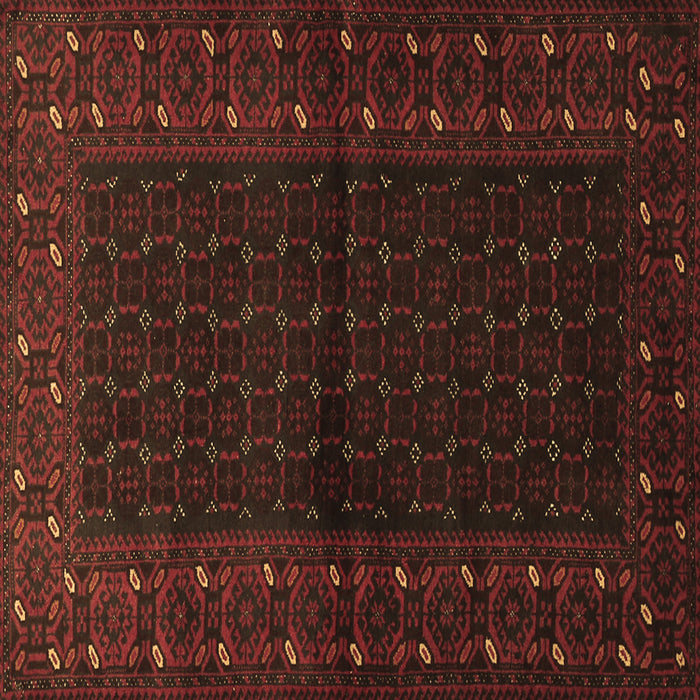 Square Machine Washable Persian Brown Traditional Rug, wshtr1817brn