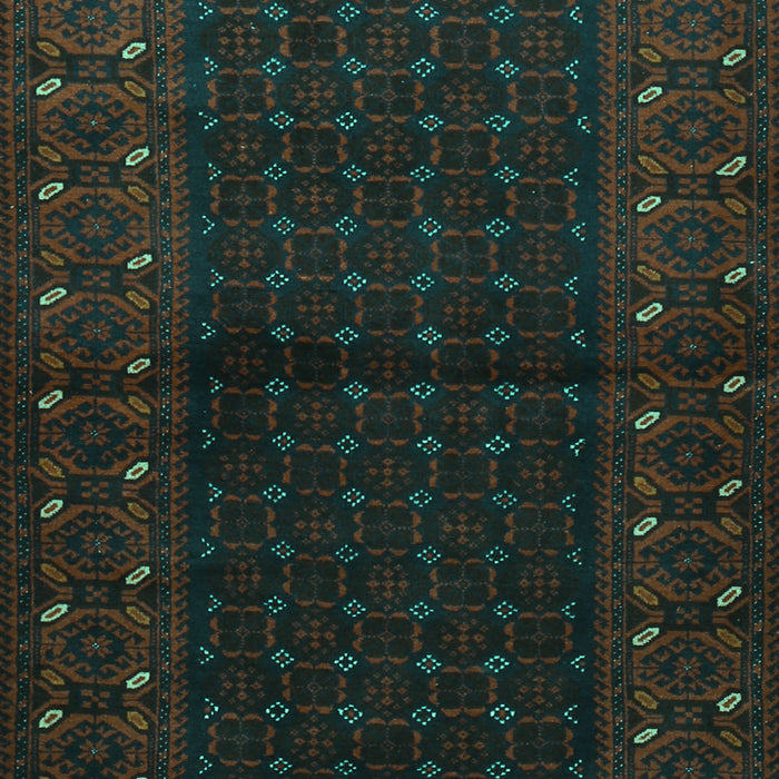 Machine Washable Persian Turquoise Traditional Area Rugs, wshtr1817turq