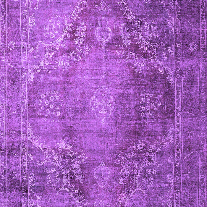 Machine Washable Persian Purple Traditional Area Rugs, wshtr1818pur