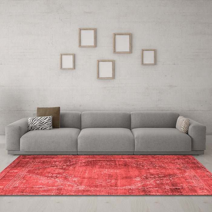 Traditional Red Washable Rugs