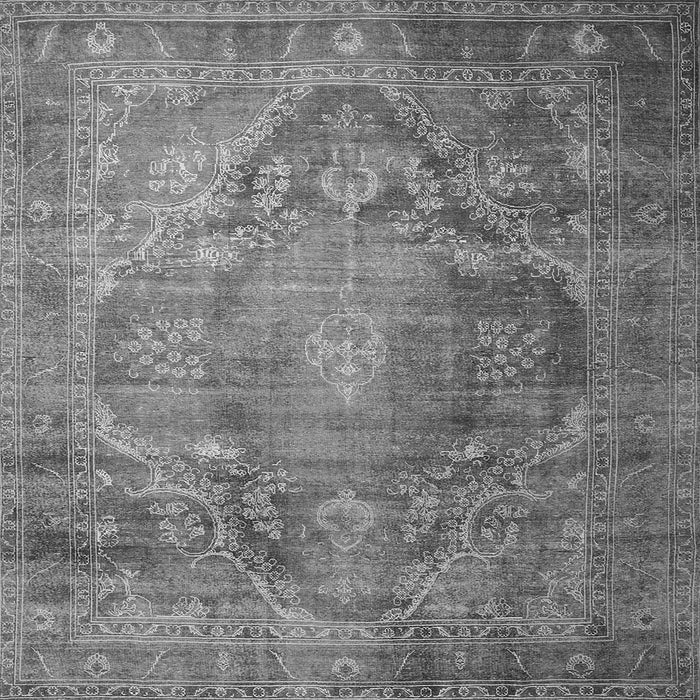 Serging Thickness of Persian Gray Traditional Rug, tr1818gry