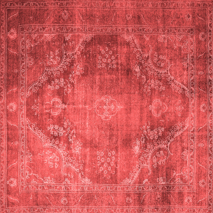 Machine Washable Persian Red Traditional Rug, wshtr1818red