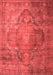 Persian Red Traditional Area Rugs