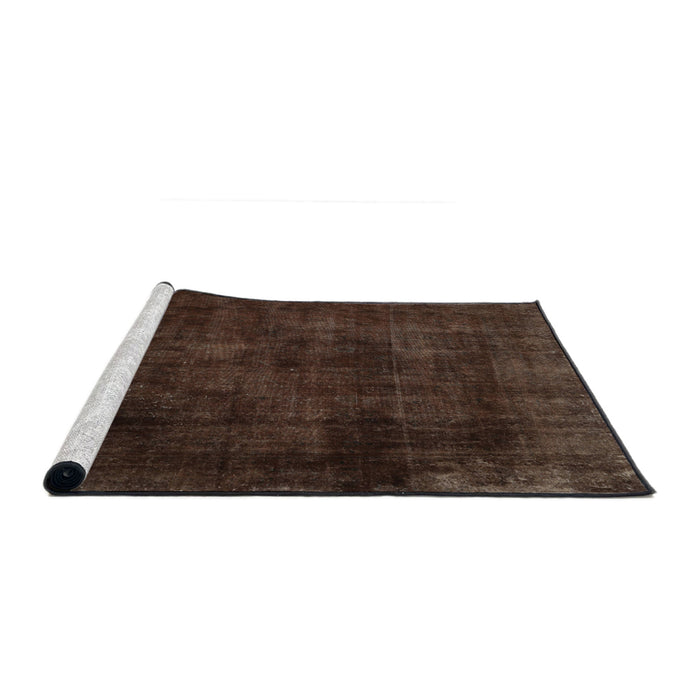 Sideview of Machine Washable Traditional Night Red Rug, wshtr1819