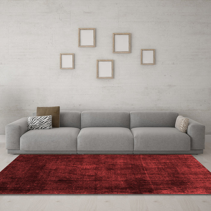 Traditional Red Washable Rugs