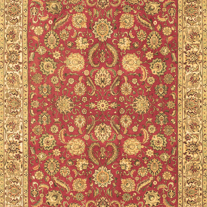 Machine Washable Persian Brown Traditional Rug, wshtr181brn