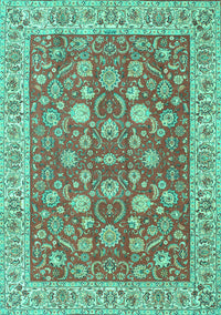 Persian Turquoise Traditional Rug, tr181turq
