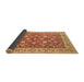 Sideview of Persian Brown Traditional Rug, tr181brn