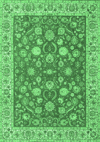 Persian Emerald Green Traditional Rug, tr181emgrn