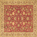 Square Persian Brown Traditional Rug, tr181brn