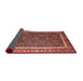 Sideview of Traditional Sunrise Orange Persian Rug, tr182