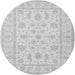 Machine Washable Persian Gray Traditional Rug, wshtr1820gry