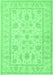 Persian Emerald Green Traditional Rug, tr1820emgrn