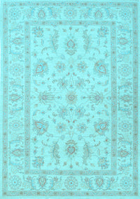 Persian Light Blue Traditional Rug, tr1820lblu