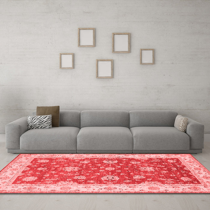 Traditional Red Washable Rugs