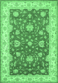 Persian Emerald Green Traditional Rug, tr1821emgrn
