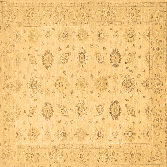 Square Machine Washable Persian Brown Traditional Rug, wshtr1822brn