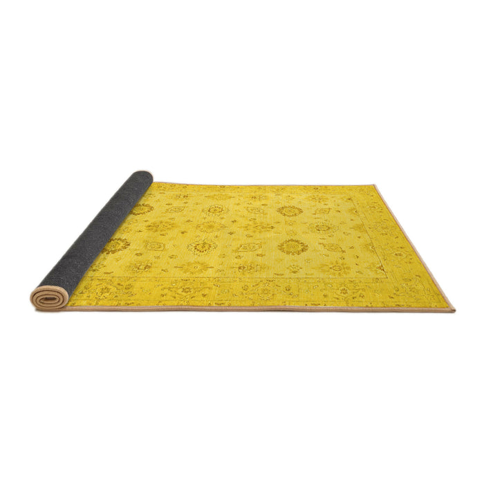 Sideview of Persian Yellow Traditional Rug, tr1822yw