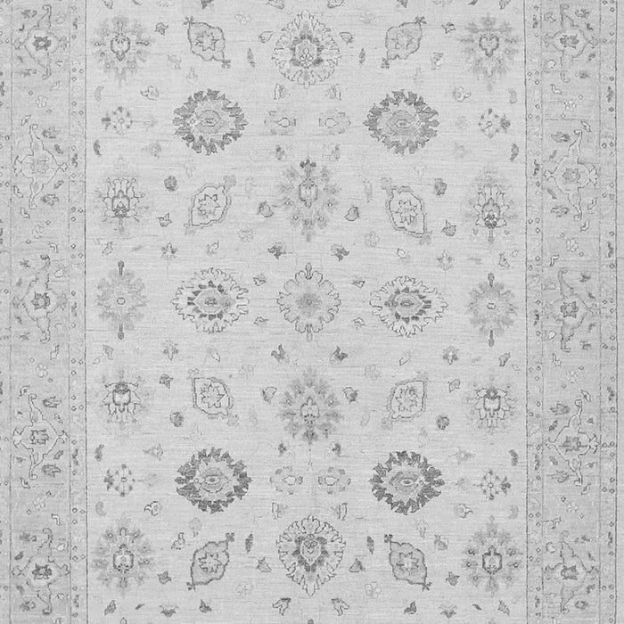 Serging Thickness of Machine Washable Persian Gray Traditional Rug, wshtr1822gry