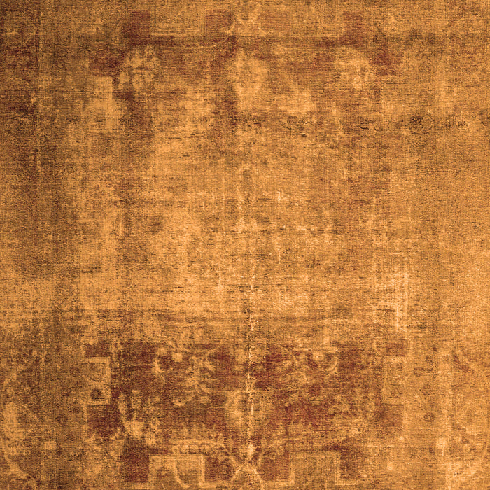 Serging Thickness of Machine Washable Persian Orange Traditional Area Rugs, wshtr1823org