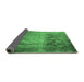 Sideview of Persian Emerald Green Traditional Rug, tr1823emgrn