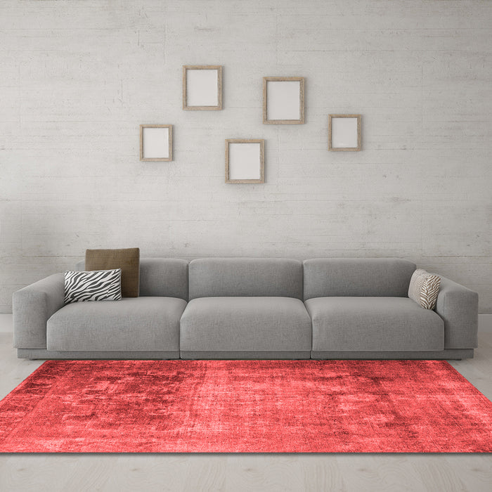 Traditional Red Washable Rugs