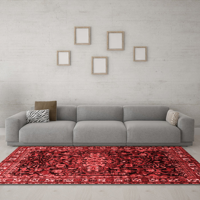 Traditional Red Washable Rugs