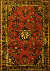 Persian Yellow Traditional Rug, tr1825yw