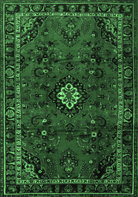 Persian Emerald Green Traditional Rug, tr1825emgrn