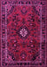 Machine Washable Persian Pink Traditional Rug, wshtr1825pnk